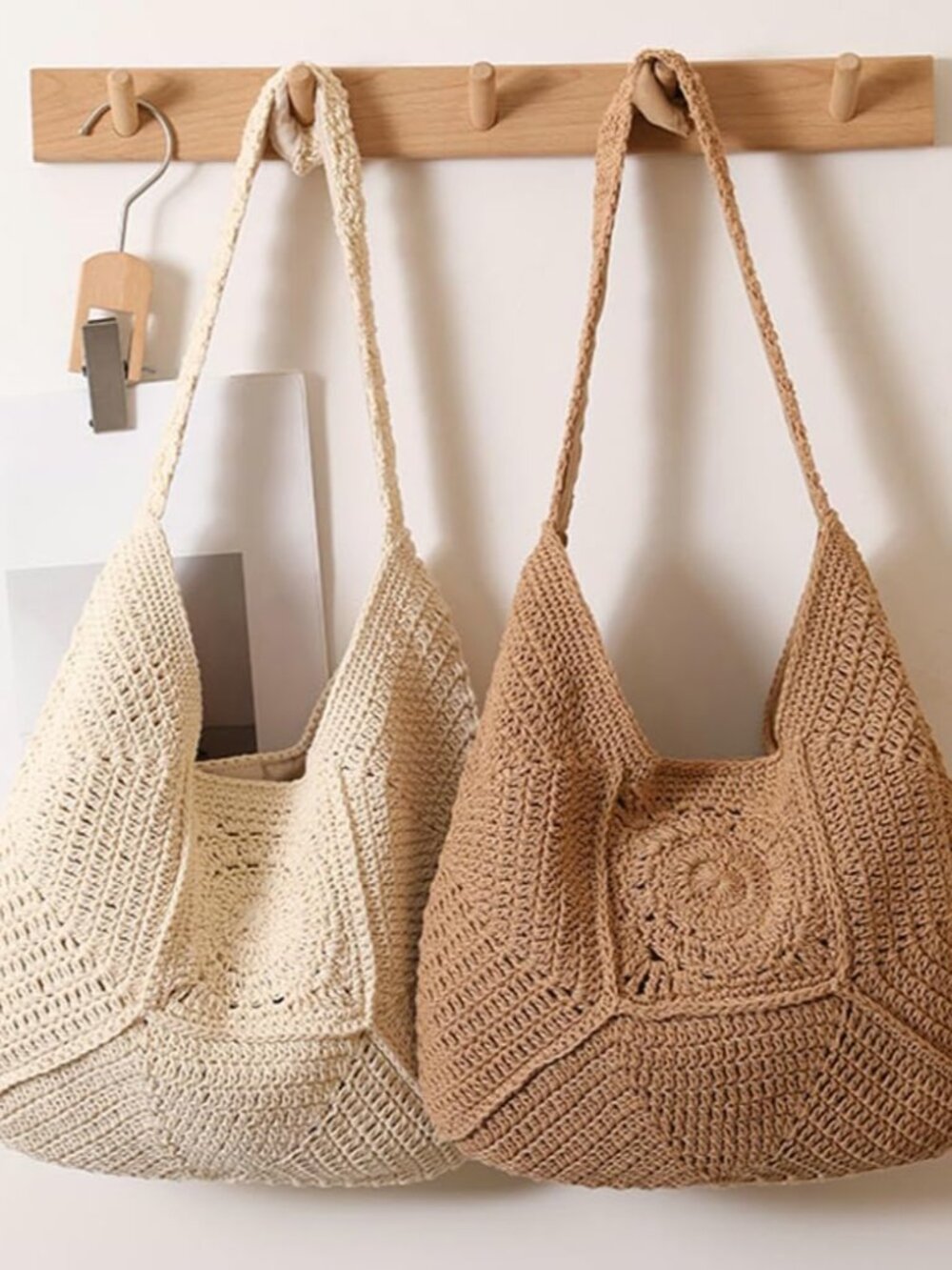 Women Large Straw Beach Bag Casual Bucket Tote Summer Woven Handbag Shoulder Bag - Picture 7 of 7